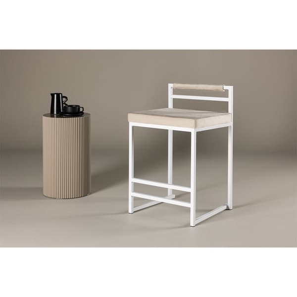 Opelika barstol velur beige.