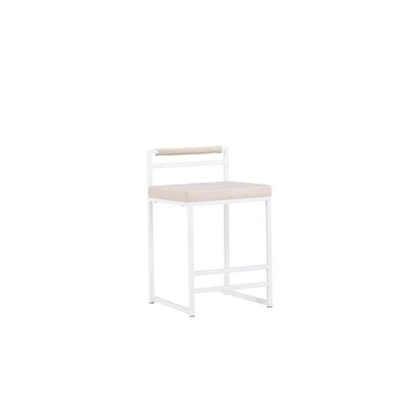 Opelika barstol velur beige.