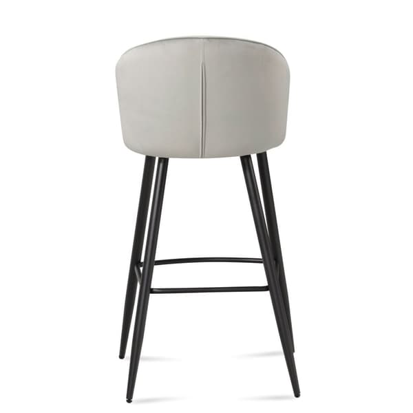 Rootz Scandinavian Design Barstolar - Modern Pall - Sammetssits - Hög komfort - 56cm x 102,5cm x 52,5cm