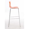 Miniatyrbild 3 av 4: Barstol - CLP - Hoover - Plastisk sits - Orange - Metall