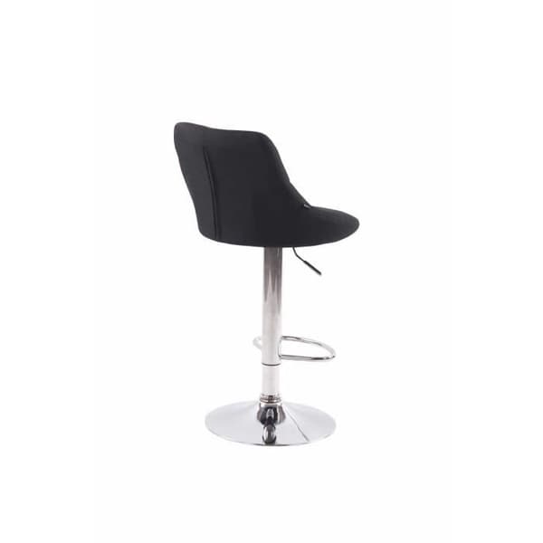 Barstol - NEYRON - Set om 2 - Svart - Höjdjusterbar - Modern design