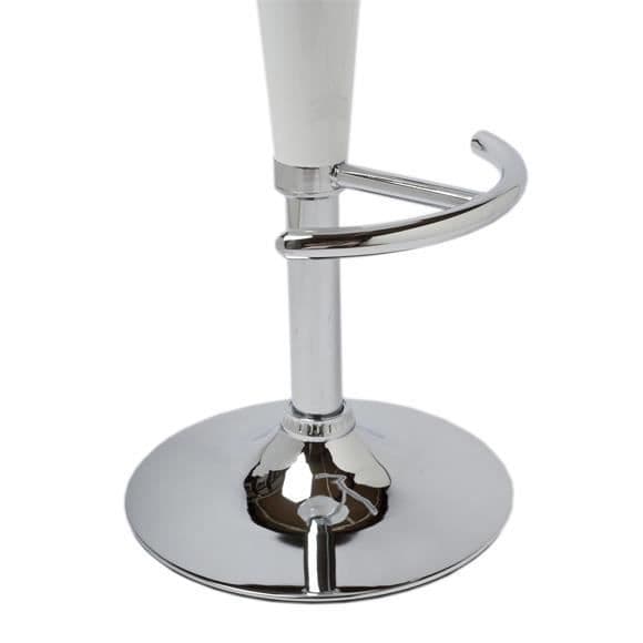 Barstol - CLP - Design Sadelform - Gul - Höjdjusterbar - Sits i Plast