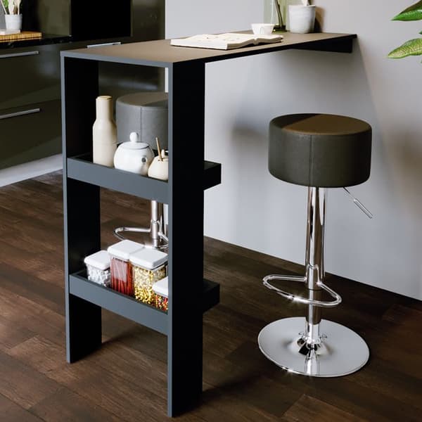 Vicco Barpall, Svart, 38,5 x 92 cm 2 st