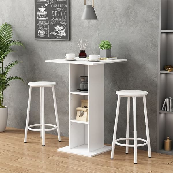 Edmonton barstol, 31,5 x 64 cm 2 st, Vit, Vicco