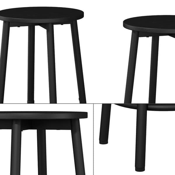 Edmonton barstol, 31,5 x 64 cm 2 st, Svart, Vicco