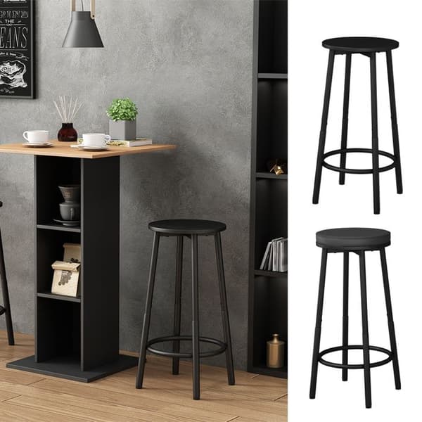 Edmonton barstol, 31,5 x 64 cm 2 st, Svart, Vicco