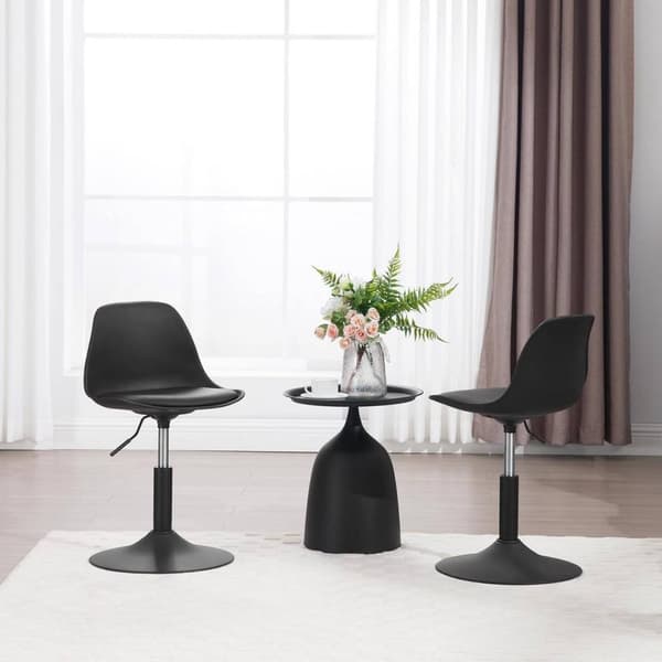 Rootz Barstol - Pallset - Roterande sits - Justerbar höjd - PU-material - Elegant design - 41cm x 61-73cm x 39cm