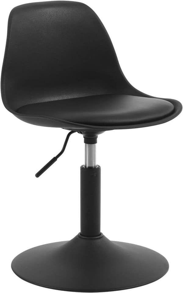 Rootz Barstol - Pallset - Roterande sits - Justerbar höjd - PU-material - Elegant design - 41cm x 61-73cm x 39cm