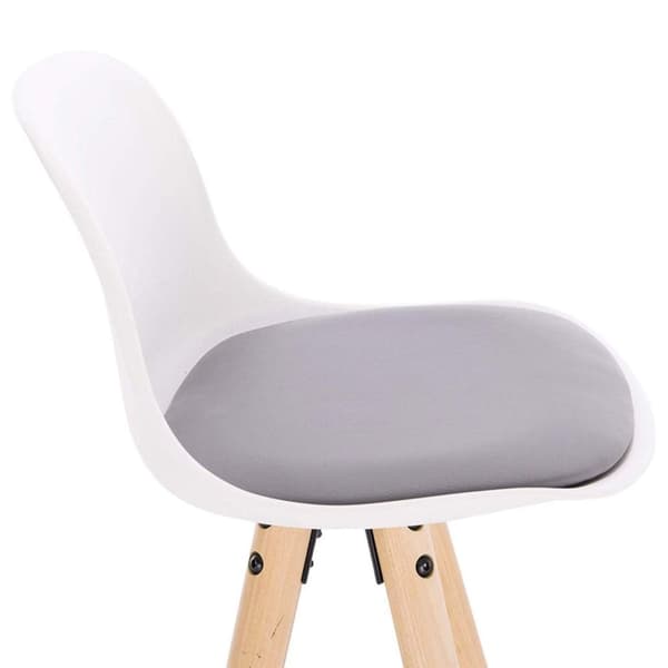 Rootz-baarijakkara - Aamiaisjakkara - Keittiöjakkara - Keinonahka - 38,5 cm x 33 cm x 96,5 cm - Kromattu jalkatuki - Ergonominen muotoilu