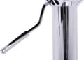 Miniatyrbillede 6 af 8: Rootz Barstol - Kunstlæder - Metalstel - Højdensitetsskum - Højdejusterbar - Krombund - Drejelig skammel - 84-106 cm x 35x38 cm