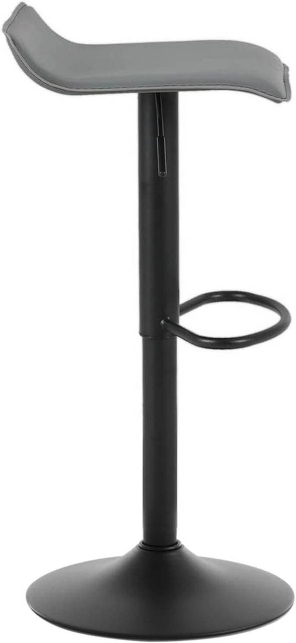 Rootz baarijakkara - Keittiöjakkara - Työpöytä - Ergonominen istuin - Keinonahka/metallirunko - Säädettävä korkeus - 38,5 cm x 39 cm