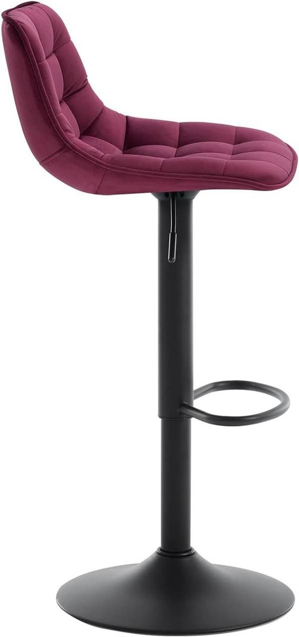 Rootz baarijakkara - Työtuoli - Kääntyvät jakkarat - Velvet-istuin - Ergonominen muotoilu - 82,5 cm - 104 cm