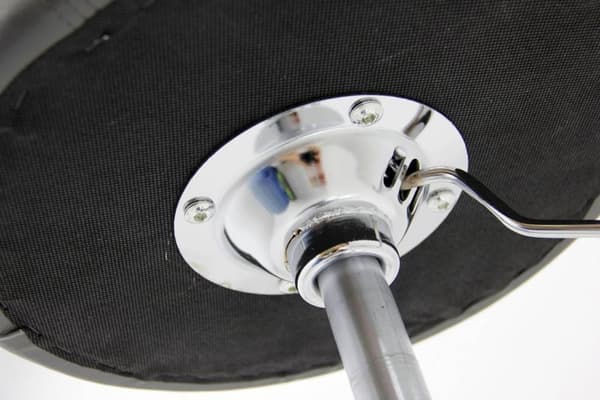 Rootz-baarijakkara pyörivä tuoli - Pyörivä jakkara - Säädettävä korkeus - Keinonahka - 33,5 cm - 52-67 cm - 38,5 cm - 120 kg Kuorma - Helppo kokoamine