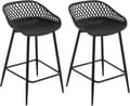 Miniatyrbild 1 av 8: Rootz Ergonomic Hollow Bar Pall Set - Counter Chair - High Back Chair - PP Material - 47cm x 84cm x 48,5cm