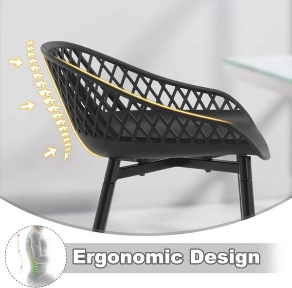 Rootz Hollow Bar Chair Set - Bänkpall - Kitchen Island Pall - Vattentät & Andas - 47cm x 84cm x 48,5cm