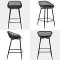 Miniatyrbild 8 av 8: Rootz Hollow Bar Chair Set - Bänkpall - Kitchen Island Pall - Vattentät & Andas - 47cm x 84cm x 48,5cm