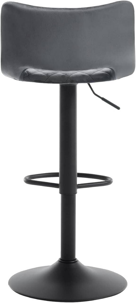 Rootz Velvet -baarijakkara - Kääntyvä työtuoli - Säädettävä korkeus jakkara - Ihoystävällinen istuin - Ergonominen muotoilu - 41 cm x 21,5 cm x 59-79