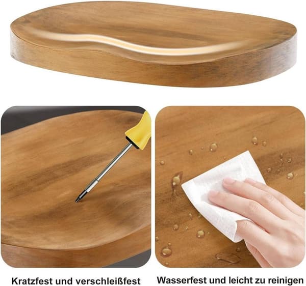 Rootz træbarstolssæt - drejestole - køkkenøstole - fyrretræ - drejeligt sæde - højdejusterbar - 41,5 cm x (60-81 cm) x 31,5 cm