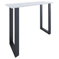 Miniatyrbillede 1 af 4: Xona barbord 140x50 hvid, sort.