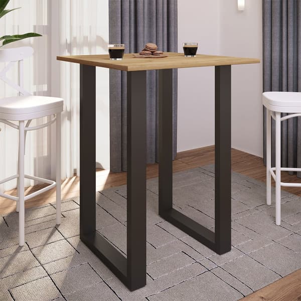 Xona barbord 80x50 eg dekor, sort.