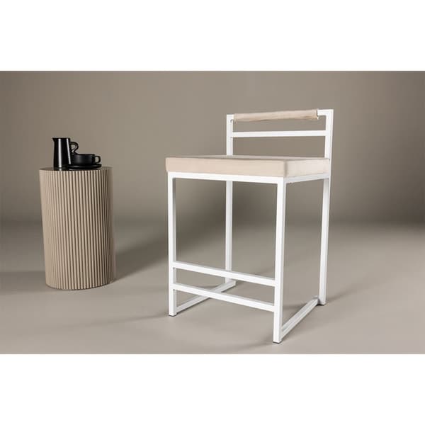 Opelika barstol velour beige.