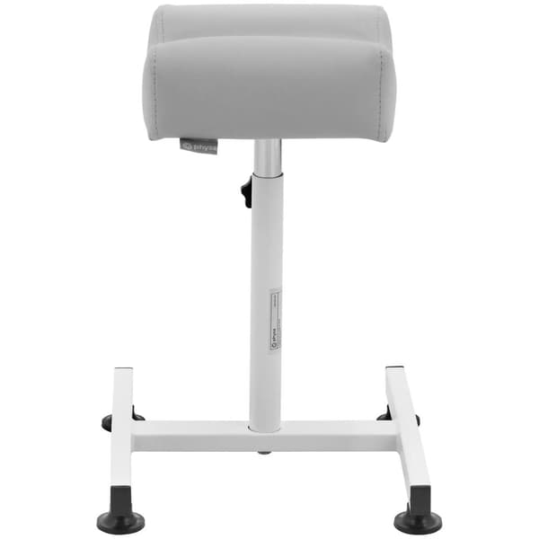 Kosmetisk pedicure fodstøtte 24x22cm, højde 47-67cm - grå