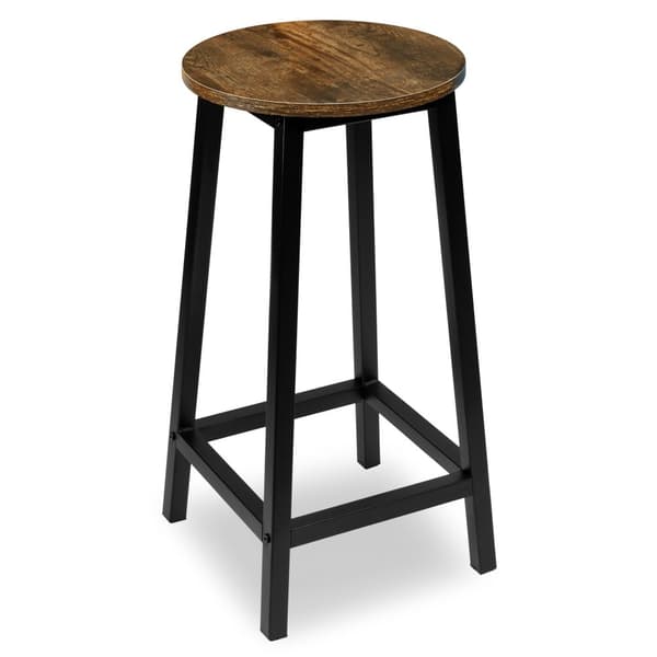 Flint Rustic loft teollisuusjakkara, vanhentunutta tammea