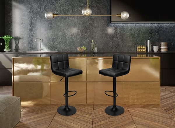 Arako Black barstol, svart