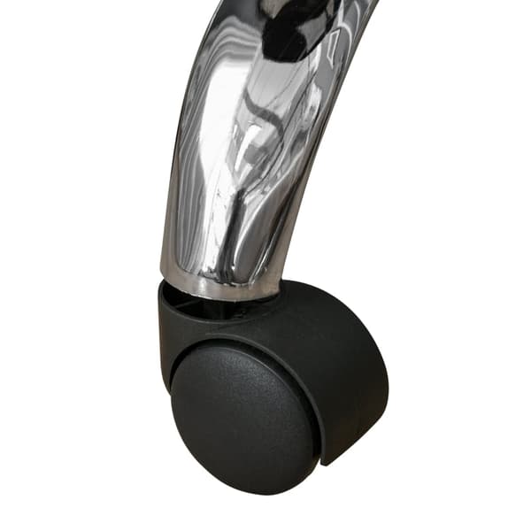Rootz Salon Pall - Vridbar pall - Sammetsöverdrag - 360 graders hjul - Justerbar i höjdled - 35cm x 49-61cm - Elegant design