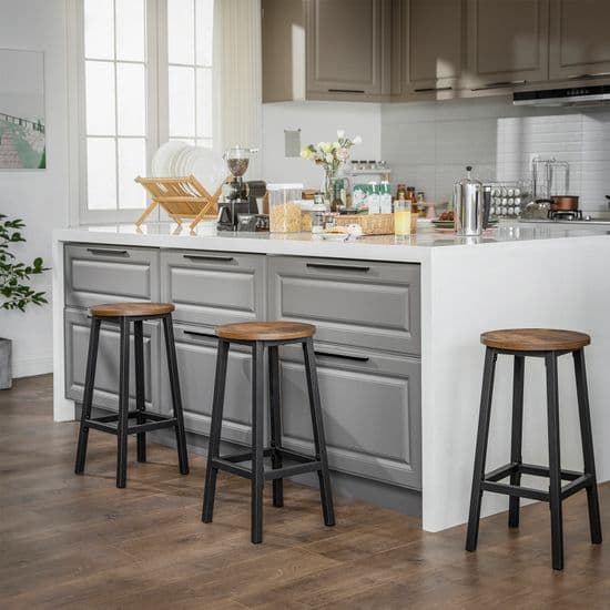 Barstole i vintagedesign, sæt af 2
