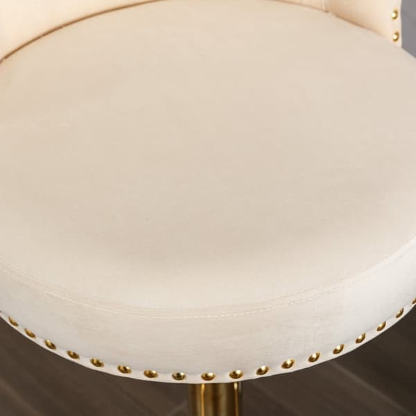 Rootz 2-osaiset kääntyvät baarijakkarat - Säädettävät keittiöjakkarat - Kääntyvät ruokapöydän istuimet - Ergonominen mukavuus - 54cm x 53cm x 82-101cm