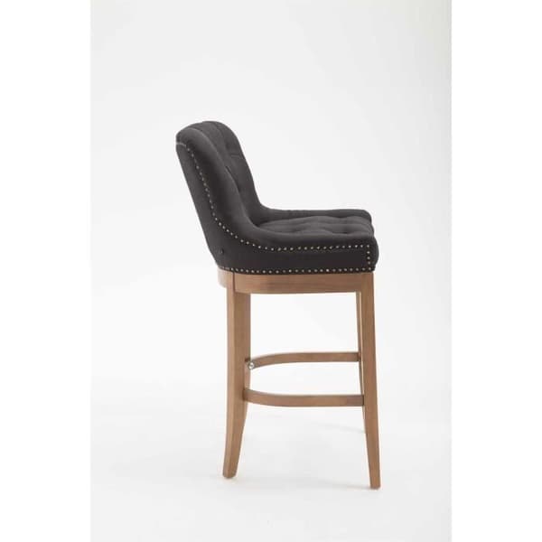 Barstol -COURMANGOUX Finish, Antik glansig (svart)