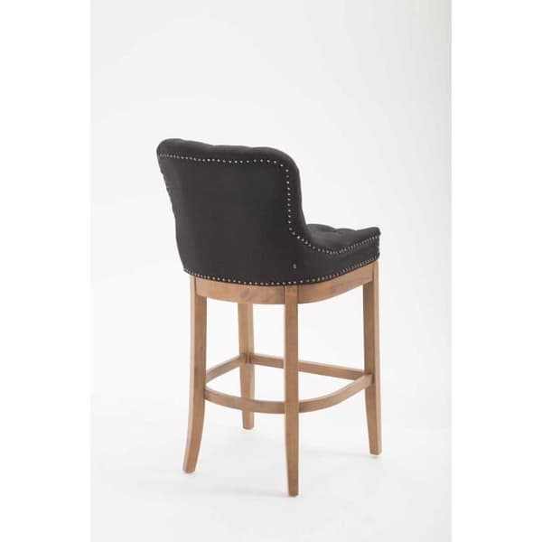 Barstol -COURMANGOUX Finish, Antik glansig (svart)