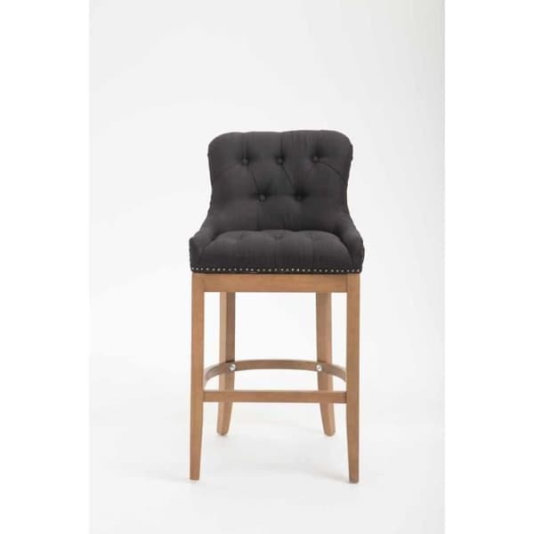 Barstol -COURMANGOUX Finish, Antik glansig (svart)