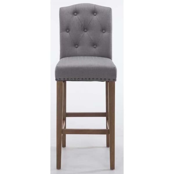Set med 2 barstolar -JAYAT Glossy Antique Finish
