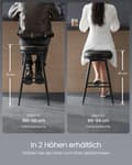 Miniatyrbild 6 av 6: Barstolsuppsättning med 2 65 cm hög bläck