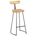 Miniatyrbillede 10 af 11: vidaXL barstole 2 stk. 49x43x103 cm massivt mangotræ
