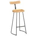 Miniatyrbillede 11 af 11: vidaXL barstole 2 stk. 49x43x103 cm massivt mangotræ