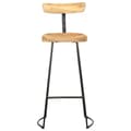 Miniatyrbillede 2 af 11: vidaXL barstole 2 stk. 49x43x103 cm massivt mangotræ