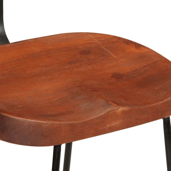 vidaXL Barkrakker 2 stk 49x43x88 cm heltre mango
