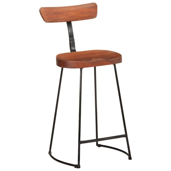 vidaXL Barkrakker 2 stk 49x43x88 cm heltre mango