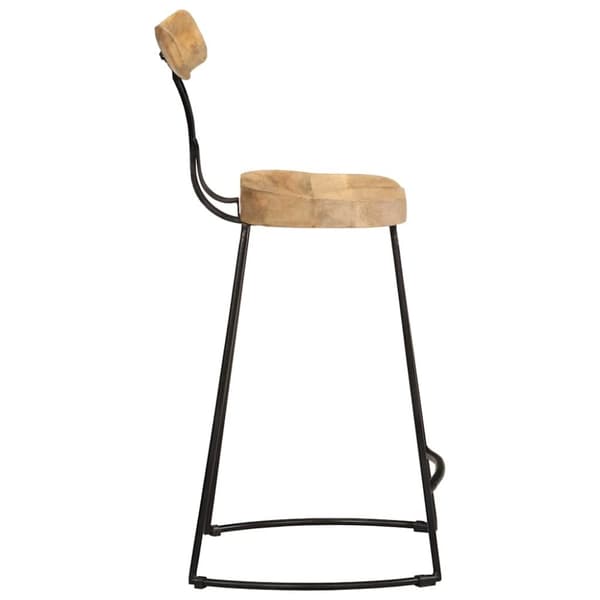 vidaXL Barkrakker 2 stk 49x43x88 cm heltre mango