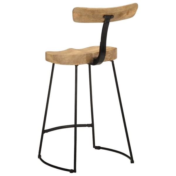 vidaXL Barkrakker 2 stk 49x43x88 cm heltre mango