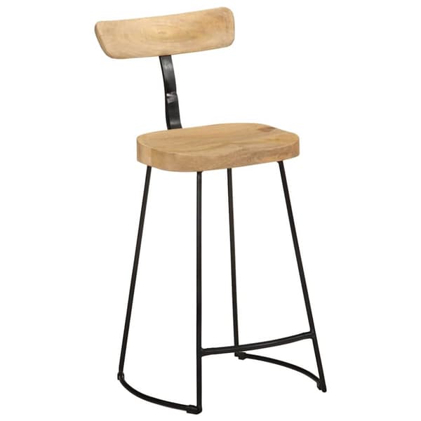 vidaXL Barkrakker 2 stk 49x43x88 cm heltre mango