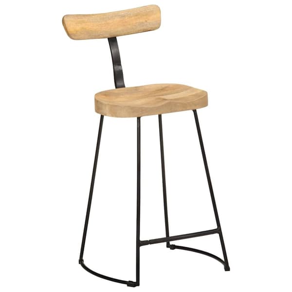 vidaXL Barkrakker 2 stk 49x43x88 cm heltre mango