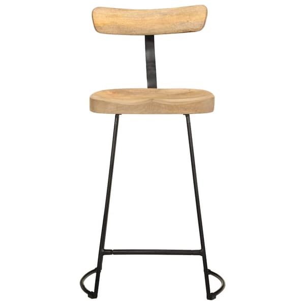 vidaXL Barkrakker 2 stk 49x43x88 cm heltre mango
