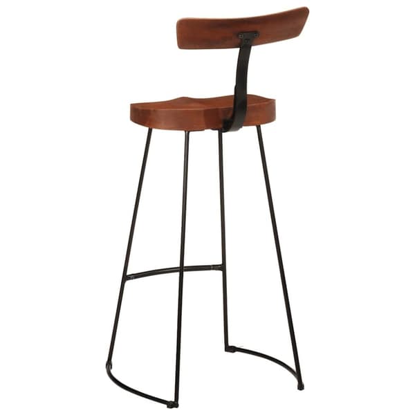 vidaXL Baarijakkarat 2 kpl 49x43x103 cm täysi mangopuu