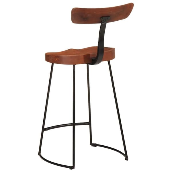 vidaXL Baarijakkarat 2 kpl 49x43x88 cm täysi mangopuu