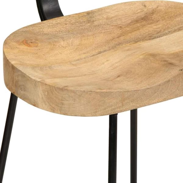 vidaXL Baarijakkarat 2 kpl 49x43x88 cm täysi mangopuu