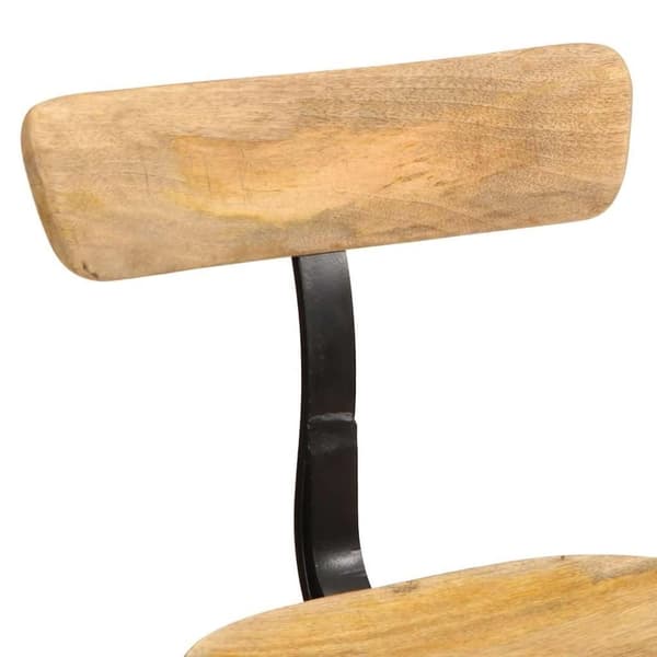 vidaXL barstole 2 stk. 49x43x79 cm massivt mangotræ